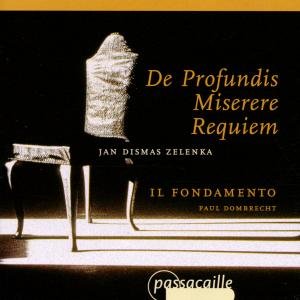 De Profundis: Miserere: Requiem - Zelenka / Il Fondamento / Dombrecht - Musiikki - PASSACAILLE - 5425004845283 - maanantai 15. toukokuuta 2000