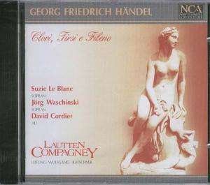 Cover for Blanc / Waschinski / Cordier / Lautten Compagney / Katschner, Wolfgang · Händel: Clori,Tirsi e Fileno (CD)