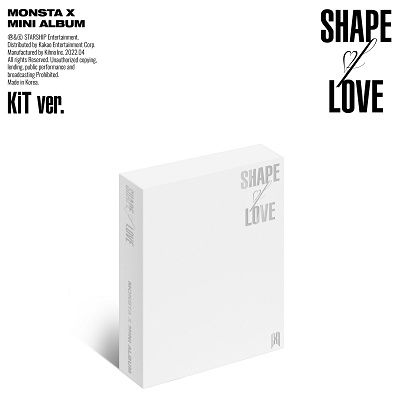 Shape Of Love (smc) Kit Album - Monsta X - Musiikki - Starship - 8804775251283 - perjantai 20. toukokuuta 2022