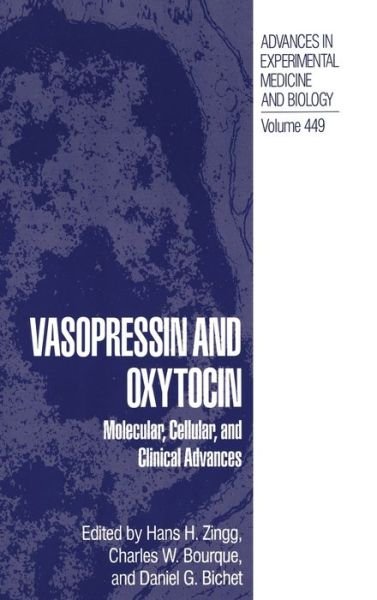 Cover for Vasopressin and Oxytocin (Gebundenes Buch) (1998)
