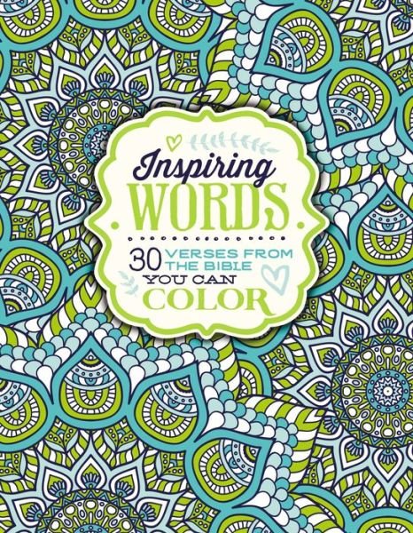 Cover for Zondervan · Inspiring Words Coloring Book: 30 Verses from the Bible You Can Color (Paperback Book) (2016)