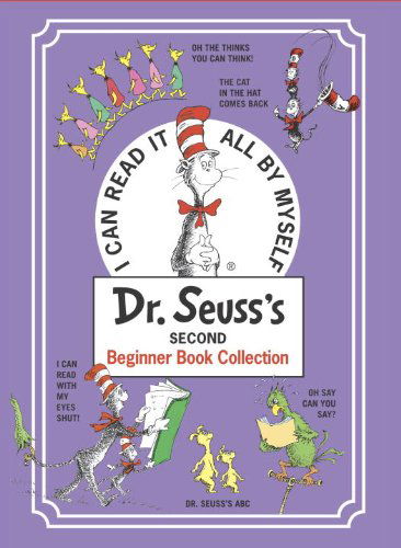 Cover for Dr. Seuss · Dr. Seuss's Second Beginner Book Collection: The Cat in the Hat Comes Back; Dr. Seuss's ABC; I Can Read with My Eyes Shut!; Oh, the Thinks You Can Think!; Oh Say Can You Say? - Beginner Books (R) (Buch) [Box edition] (2011)