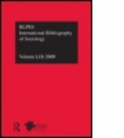 Cover for Compiled by the British Library of Political and Economic Sc · IBSS: Sociology: 2009 Vol.59: International Bibliography of the Social Sciences - IBSS Sociology (Hardcover Book) (2010)