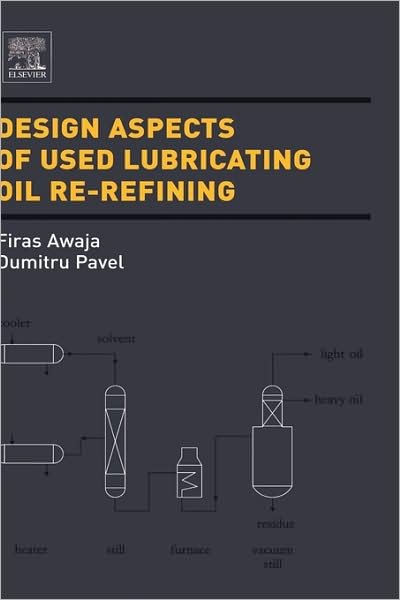 Cover for Awaja, Firas (RMTI University, Applied Chemistry, Science and Engineering &amp; Technology Portfolio, Melbourne, Australia) · Design Aspects of Used Lubricating Oil Re-Refining (Hardcover bog) (2006)