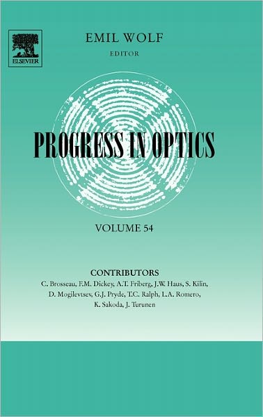 Cover for Emil Wolf · Progress in Optics - Progress in Optics (Hardcover Book) (2009)