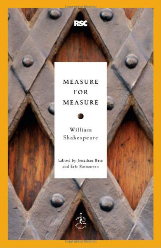 Measure for Measure (Modern Library Classics) - William Shakespeare - Kirjat - Modern Library - 9780812969283 - tiistai 14. syyskuuta 2010