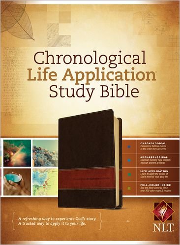 Cover for Tyndale House Publishers · Chronological Life Application Study Bible-nlt (Læderbog) [Tan/Brown Imitation] (2012)