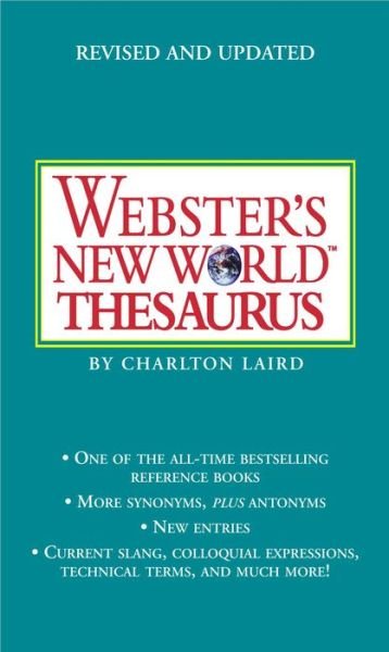 Webster's New World Thesaurus: Third Edition - Webster's New World - Livros - Pocket Books - 9781416533283 - 1 de junho de 2006