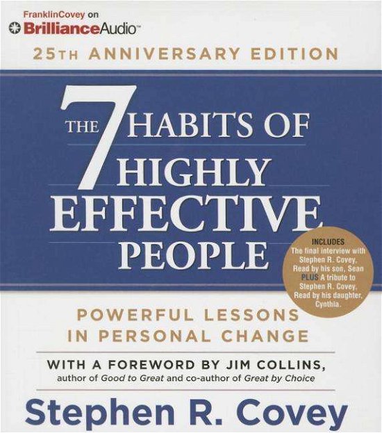 Cover for Stephen Covey · 7 Habits of Highly Effective People 25th (Audiobook (CD)) (2015)