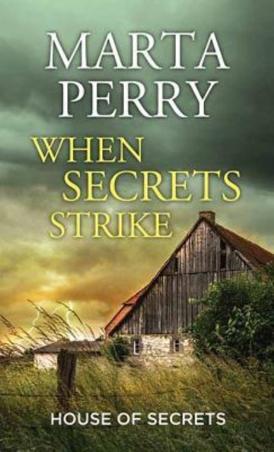 Cover for Marta Perry · When Secrets Strike (Hardcover Book) (2019)