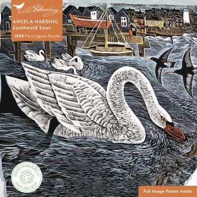 Adult Sustainable Jigsaw Puzzle Angela Harding: Southwold Swan: 1000-pieces. Ethical, Sustainable, Earth-friendly - 1000-piece Sustainable Jigsaws -  - Gesellschaftsspiele - Flame Tree Publishing - 9781804176283 - 25. Juli 2023