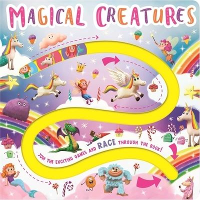 Cover for Igloobooks · Magical Creatures Maze Board (Board book) (2020)