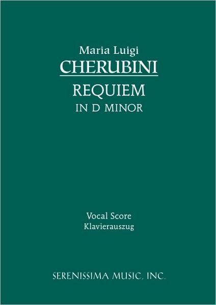 Cover for Luigi Cherubini · Requiem in D minor: Vocal score (Paperback Book) [Ulrich edition] (2006)