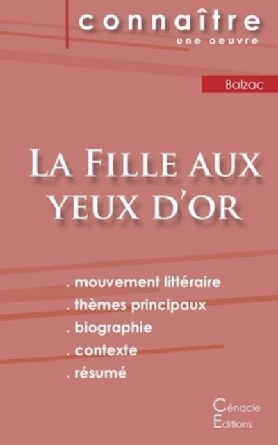 Cover for Honoré de Balzac · Fiche de lecture La Fille aux yeux d'or de Balzac (Analyse litteraire de reference et resume complet) (Paperback Bog) (2022)