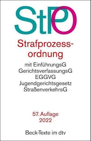 Cover for Dtv Verlagsgesellschaft · Strafprozessordnung (Paperback Bog) (2022)