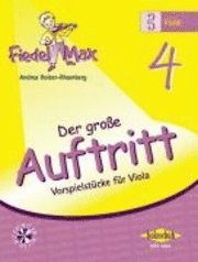 Cover for Andrea Holzer-Rhomberg · Fiedel-Max für Viola  - Der große Auftritt 4 (Pamphlet) (2008)