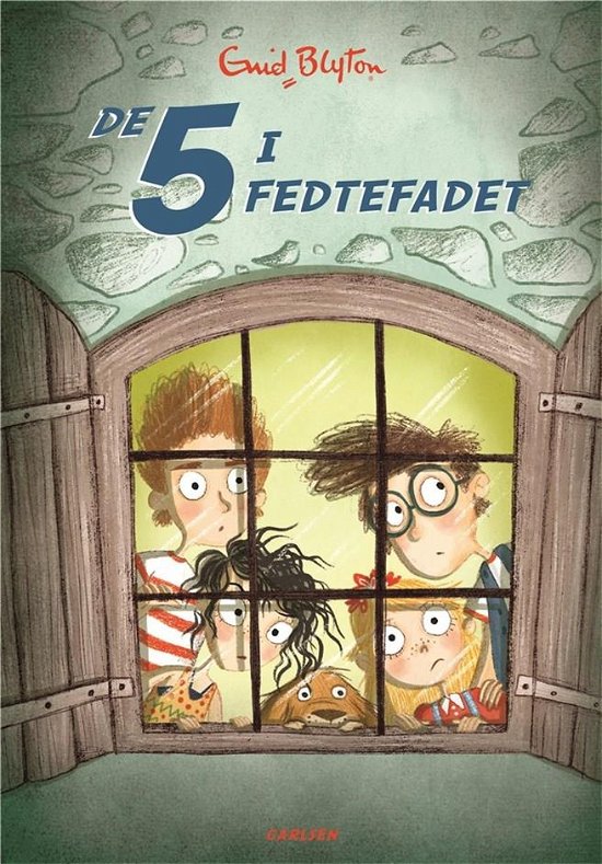 Cover for Enid Blyton · De 5: De 5 (8) - De 5 i fedtefadet (Sewn Spine Book) [1er édition] (2019)
