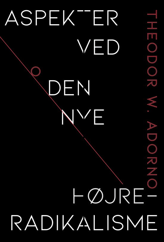 Cover for Theodor W. Adorno · Aspekter af den nye højreradikalisme (Hæftet bog) [1. udgave] (2020)