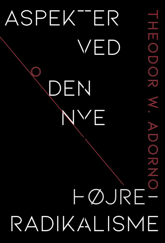 Cover for Theodor W. Adorno · Aspekter af den nye højreradikalisme (Poketbok) [1:a utgåva] (2020)