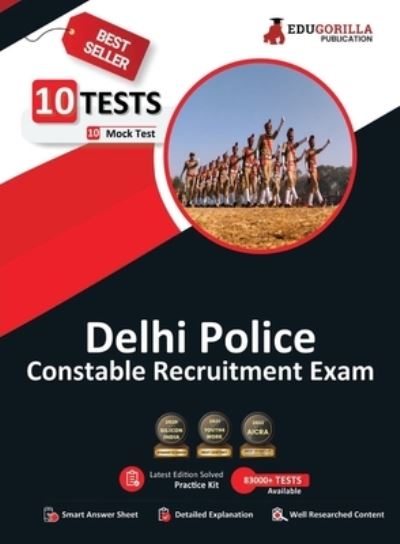 Cover for Rohit Manglik · Delhi Police Constable 2021 Exam 15 Full-length Mock Tests (Solved) Latest Edition Staff Selection Commission (SSC) Book as per Syllabus (Paperback Book) (2022)