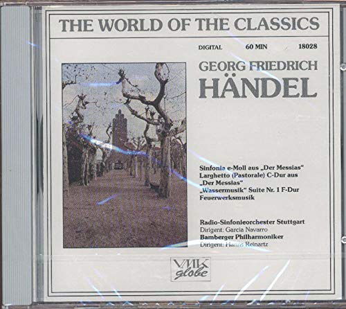 Cover for Radio-sinfonieorchester Stuttgart / Navarro Garcia / Bamberger Philharmoniker / Reinartz Hanns · Sinfonia E-moll Aus ''der Messias'' / Larghetto (Pastorale) C-dur Aus ''der Mes (CD) (1987)