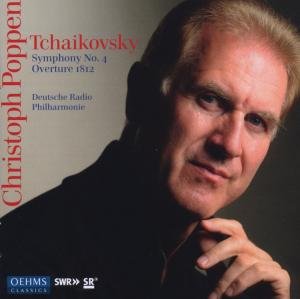 Deut. R. Philh. Saarbr. K. / Poppen,  Chr. · Symf. 4 - Overture 1812 Oehms Classics Klassisk (CD) (2009)