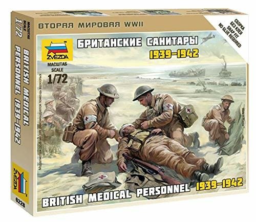 Cover for Zvezda · 1/72 British Medic Team (Legetøj)