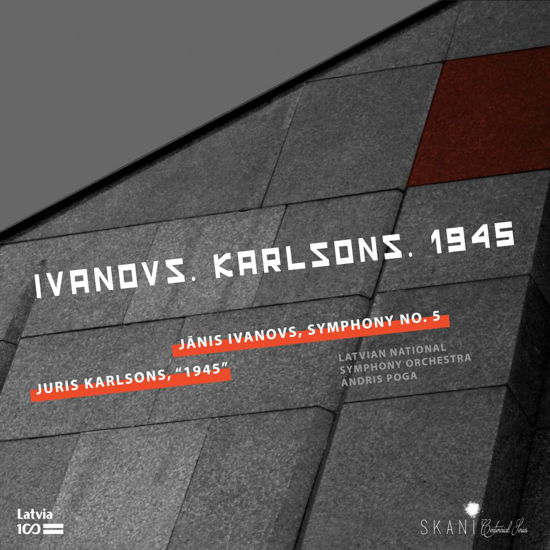 Cover for Latvian National Symphony Orchestra &amp; Andris Poga · Ivavovs, Karlsons: 1945 (CD) (2019)