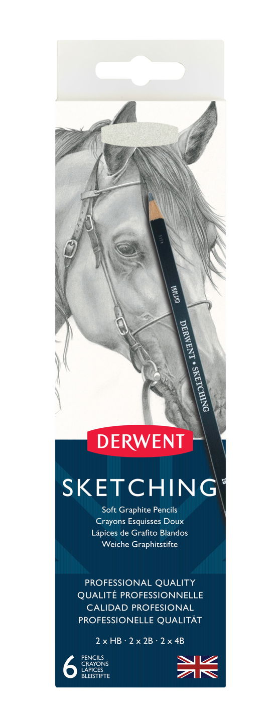 Sketching Pencils Tin (6 Pcs) (601032) - Derwent - Marchandise -  - 5028252170284 - 