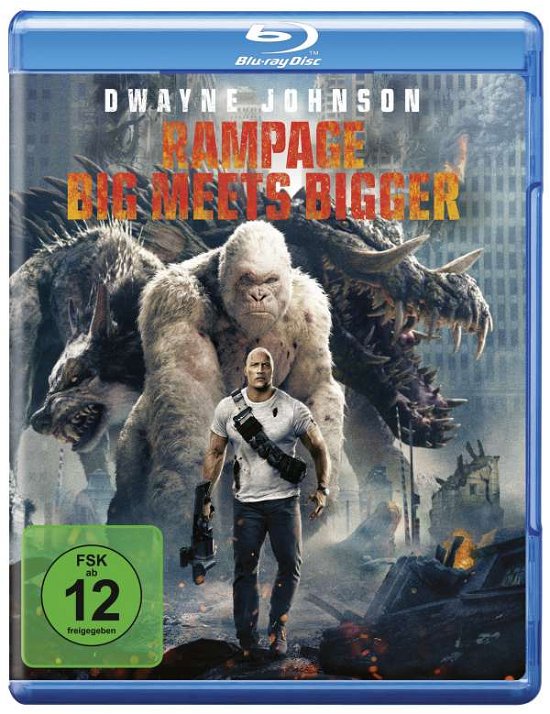 Cover for Dwayne Johnson,naomie Harris,malin Akerman · Rampage: Big Meets Bigger (Blu-ray) (2018)