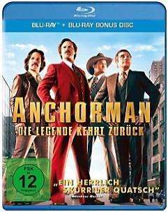 Cover for Will Ferrell,paul Rudd,christina Applegate · Anchorman - Die Legende Kehrt Zurück (Blu-ray) (2017)