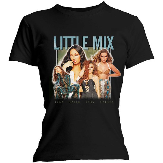 Cover for Little Mix · Little Mix Ladies Tee: Montage Photo (CLOTHES) [size S] [Black - Ladies edition]