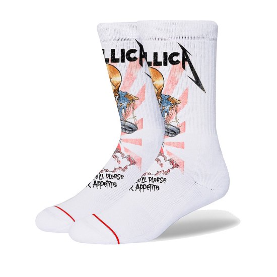 Cover for Metallica · And Justice for All Pushead (Eur 38-42/uk 5.5-8/us 6-8.5) (Socks) [White edition] (2019)