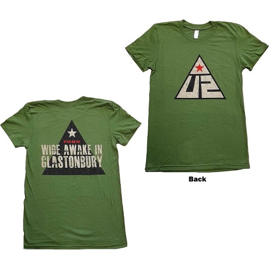 Cover for U2 · U2 Ladies T-Shirt: Glastonbury 2011 Pyramid Stage (Back Print) (Ex-Tour) (T-shirt) [size M]