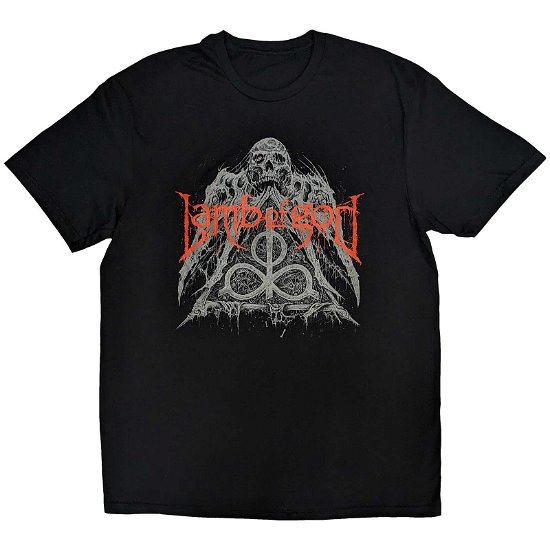 Lamb Of God Unisex T-Shirt: Skull Pyramid - Lamb Of God - Merchandise -  - 5056737201284 - 