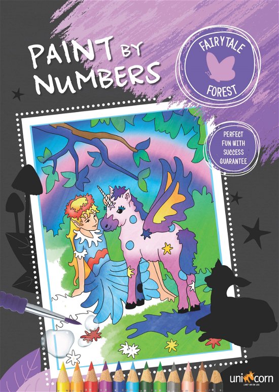 Cover for Paint by Numbers - FAIRYTALE FOREST (Heftet bok) (2018)