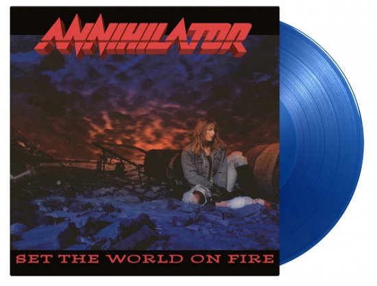 Cover for Annihilator · Set the World on Fire (180g-translucent Blue) (LP) [Coloured edition] (2022)