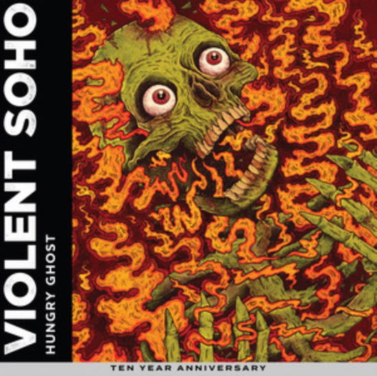 Cover for Violent Soho · Hungry Ghost (10 Year Anniversary) (Black / Red Splatter Vinyl) (LP) (2023)