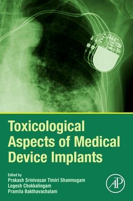 Cover for Prakash Timiri Shanmugam · Toxicological Aspects of Medical Device Implants (Paperback Book) (2020)