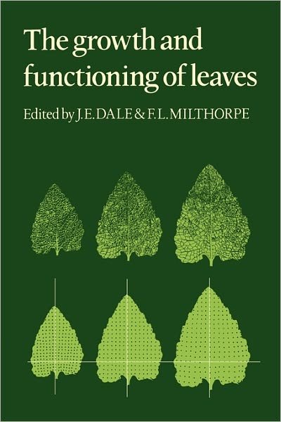The Growth and Functioning of Leaves: Proceedings of a Symposium Held Prior to the Thirteenth International Botanical Congress at the University of Sydney 18–20 August 1981 - J E Dale - Books - Cambridge University Press - 9780521279284 - June 9, 2011