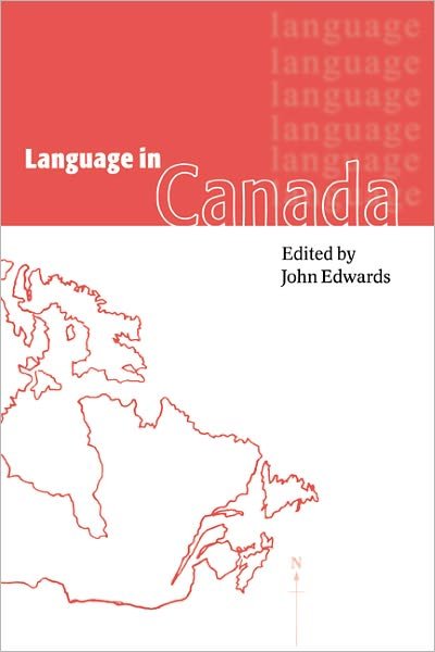 Cover for John Edwards · Language in Canada (Hardcover Book) (1998)