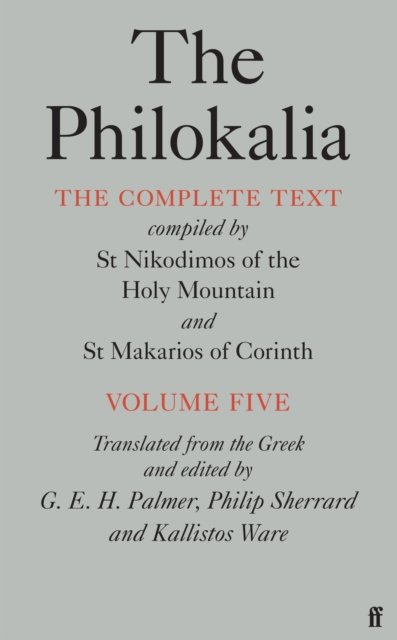 Cover for G.E.H. Palmer · The Philokalia Vol 5 (Hardcover Book) [Main edition] (2023)