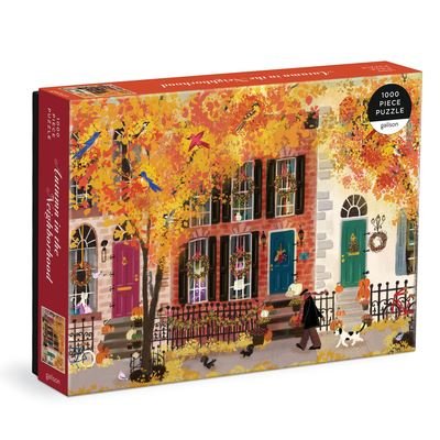 Galison · Autumn in the Neighborhood 1000 Piece Puzzle (GAME) (2022)