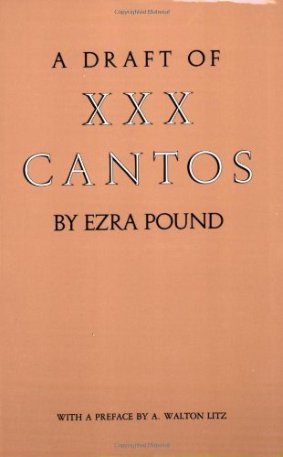 Cover for Ezra Pound · A Draft of Xxx Cantos (New Directions Paperbook) (Pocketbok) (1990)