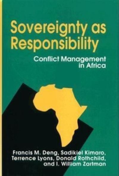 Cover for Francis Mading Deng · Sovereignty As Responsibility (Hardcover Book) (1996)