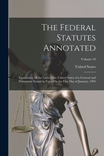 Cover for United States · Federal Statutes Annotated (Buch) (2022)