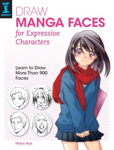Cover for Hosoi Aya · Draw Manga Faces for Expressive Characters: Learn to Draw More Than 900 Faces (Paperback Book) (2015)