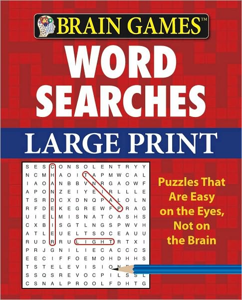Cover for Editors of Publications International Ltd. · Brain Games: Word Searches (Large Print) (Spiralbog) [Spi Lrg edition] (2010)