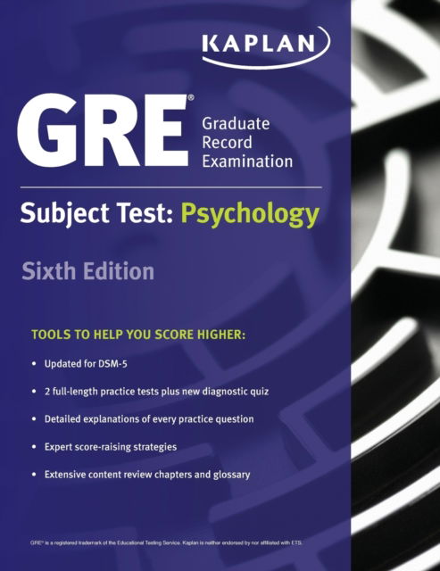 Cover for Kaplan · GRE Subject Test : Psychology (Paperback Book) (2016)