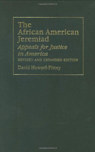 Cover for David Howard-Pitney · African American Jeremiad Rev: Appeals For Justice In America (Hardcover Book) (2005)